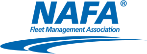 NAFA Fleet Management Association logo in blue with stylized road graphic